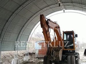 Строительство арочных каркасных ангаров в Узбекистане +998971301343